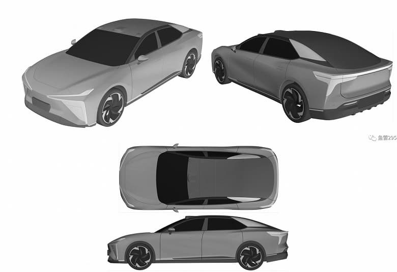 Так выглядит новый топовый седан Chery. Exeed E03 будет разгоняться до 100 км/ч за 3 с, а запас хода составит 700 км