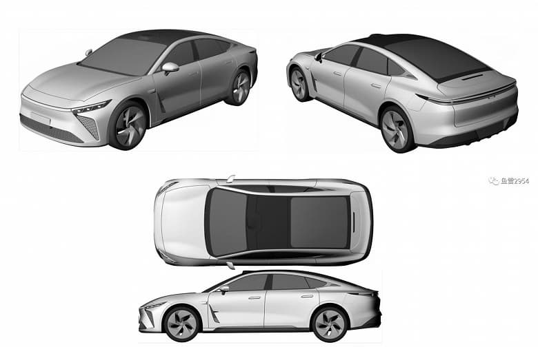 Так выглядит новый топовый седан Chery. Exeed E03 будет разгоняться до 100 км/ч за 3 с, а запас хода составит 700 км