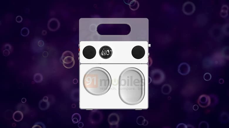 Крайне необычная портативная колонка Nothing засветилась на первом изображении