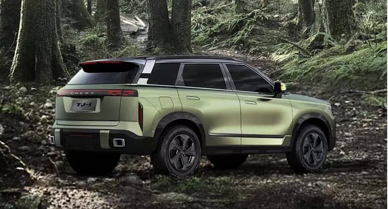 Совершенно новый дизайн, запас хода 1400 км и экран с диагональю 14, 8 дюйма в салоне. Представлен брутальный кроссовер Chery TJ-1