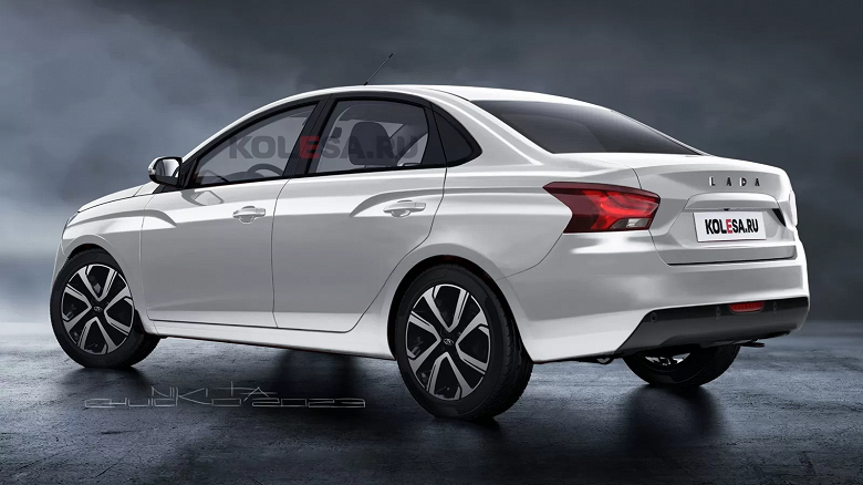 Lada Granta 2 показали целиком на качественных изображениях