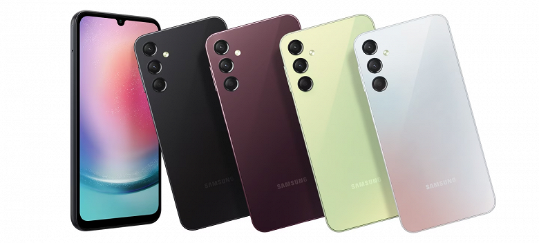 Super AMOLED, 50 Мп с оптической стабилизацией, 5000 мА·ч и NFC. Представлен Samsung Galaxy A24
