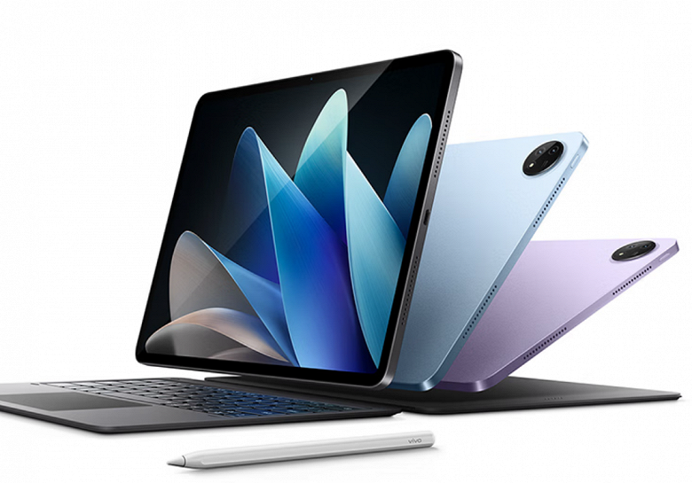 10 000 мА·ч, экран 12,1 дюйма 2,8К 144 Гц, 6 динамиков за 350 долларов. Представлен планшет Vivo Pad 2