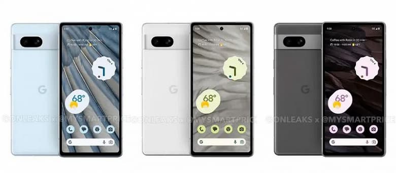 Промо-материалы о бюджетном Google Pixel 7a с экраном 6,1 дюйма, работой до 72 часов от аккумулятора, процессором SoC Tensor G2 и беспроводной зарядкой утекли в Интернет
