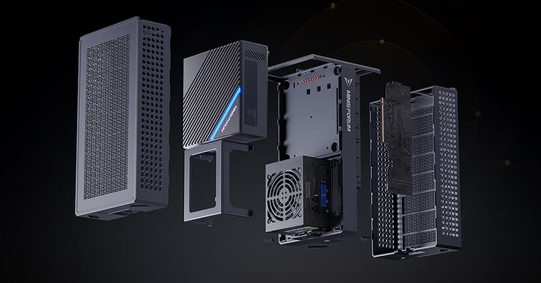 Возьмите мини-ПК и установите его в специальный корпус, чтобы получить более крупный мини-ПК. Представлен Minisforum B550 Pro Возьмите мини-ПК и установите его в специальный корпус, чтобы получить более крупный мини-ПК. Представлен Minisforum B550 Pro