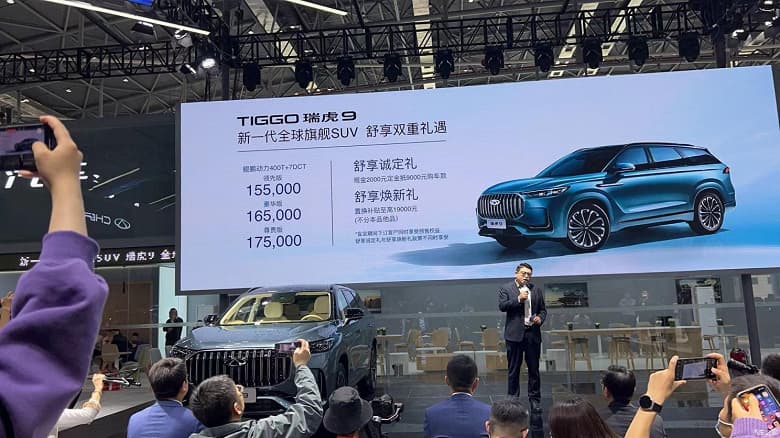 Chery сделала предложение, от которого невозможно отказаться. Роскошный флагманский кроссовер Tiggo 9 можно купить в Китае всего за 18 650 долларов