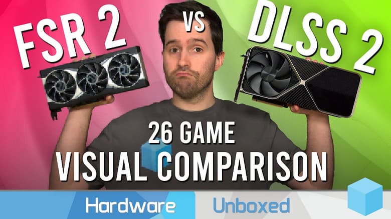 Битва Nvidia DLSS 2 и AMD FSR 2 в 26 играх закончилась уверенной победой первой технологии Битва Nvidia DLSS 2 и AMD FSR 2 в 26 играх закончилась уверенной победой первой технологии
