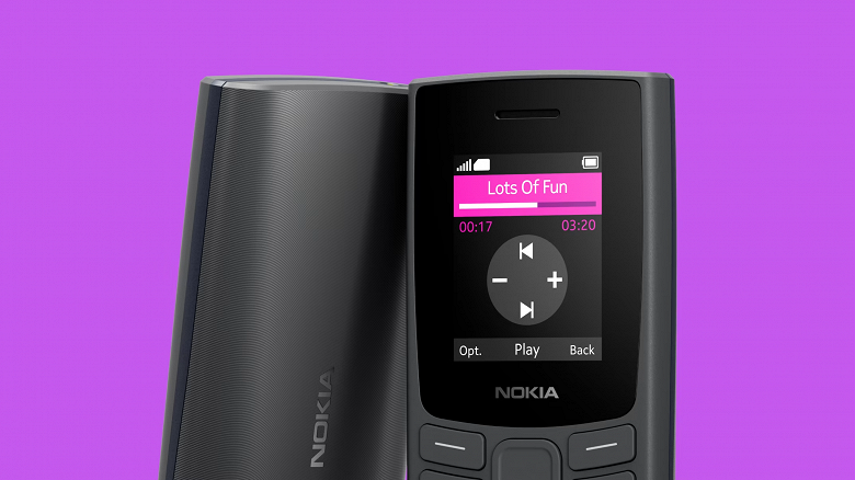 Представлен телефон Nokia 106 (2023) с MP3-плеером и «Змейкой»