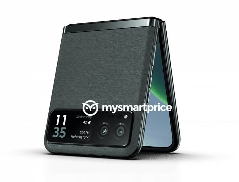Опубликованы пресс-изображения складного смартфона Moto Razr 40
