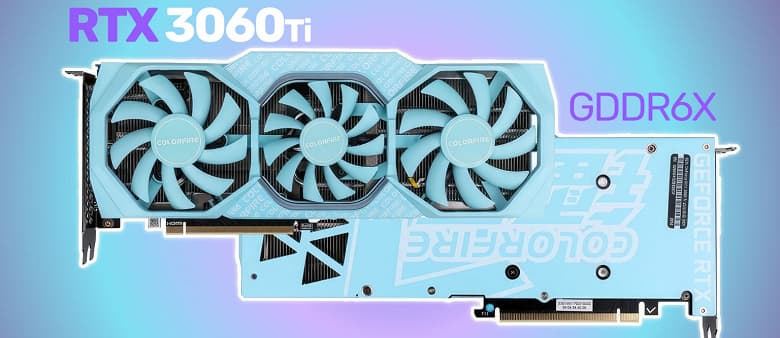 Когда уникальность видеокарты заключается в цвете: Colorfire RTX 3060 Ti Cool Mint окрашена в очень необычный цвет