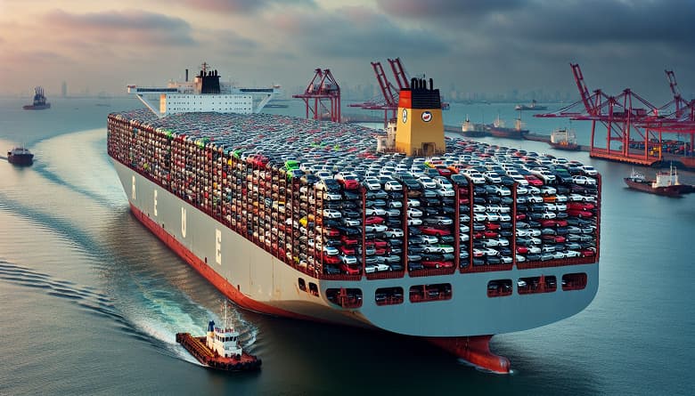 Китай увеличил поставки автомобилей в Россию на год