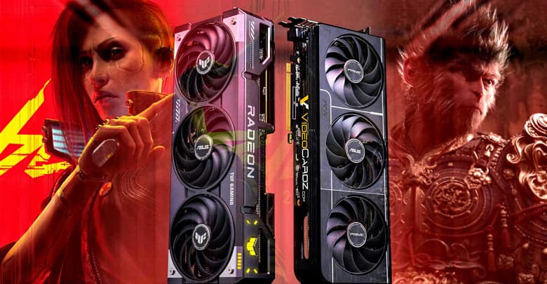 Radeon RX 9070 XT в играх Cyberpunk 2077 и Black Myth: Wukong соперничает с RTX 4070 Ti Super или приближается к RTX 4080 Super