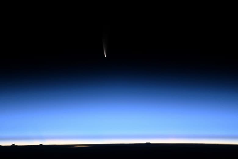 Космонавт Иван Вагнер сфотографировал комету C/2024 G3 с МКС