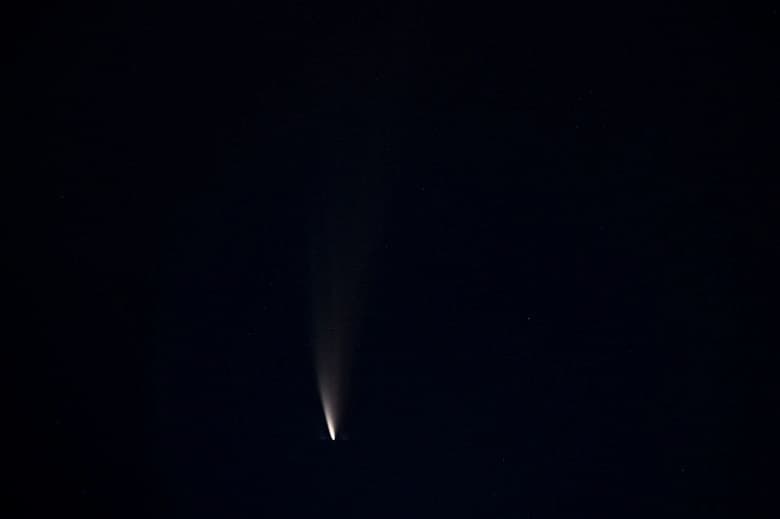 Космонавт Иван Вагнер запечатлел комету C/2024 G3 с борта МКС