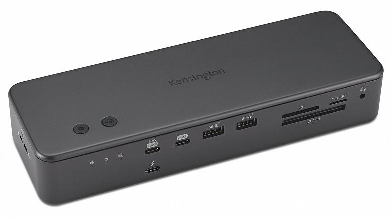 Kensington EQ Pro 19-в-1 Thunderbolt 5: док-станция с четырьмя портами Thunderbolt, тремя слотами для карт памяти и отсеком для SSD