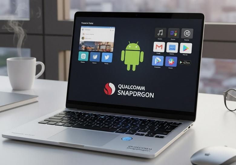Qualcomm готовит поддержку Android в ноутбуках на базе SoC Snapdragon X