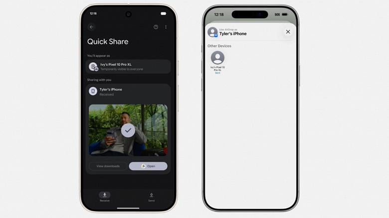 AirDrop теперь доступен для обмена файлами между iPhone и Google Pixel 10 AirDrop теперь доступен для обмена файлами между iPhone и Google Pixel 10