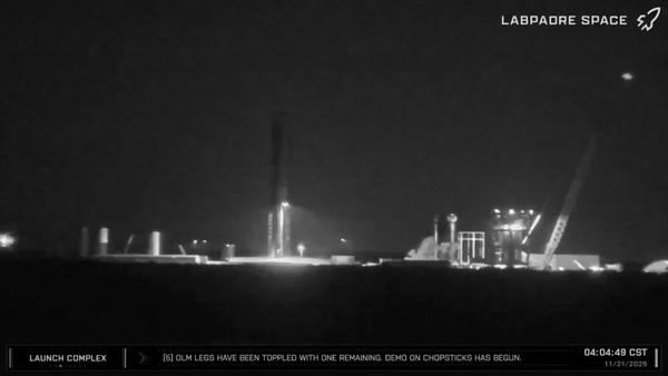 Кадры взрыва первого Super Heavy V3 во время начального криотеста