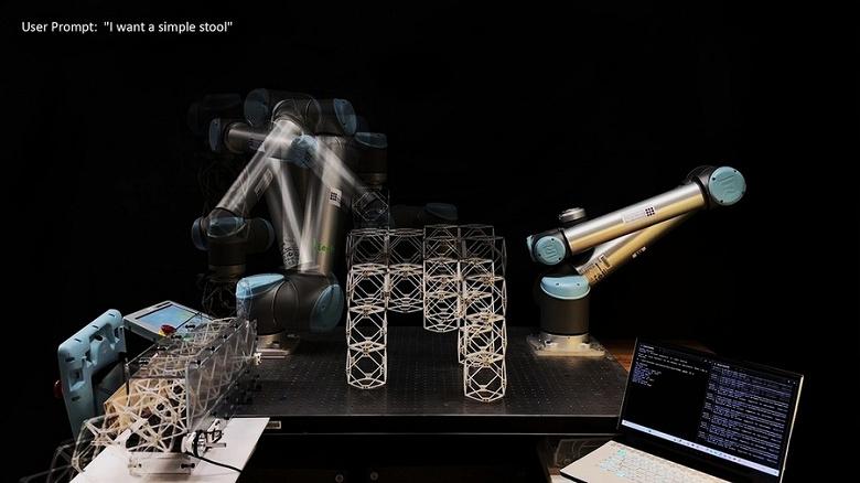 MIT разработал голосовую систему для 3D-моделирования и сборки объектов из модульных кубов