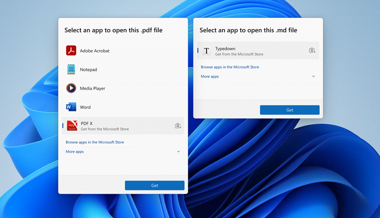 Windows 11 теперь автоматически подбирает в Microsoft Store приложения для открытия неподдерживаемых файлов Windows 11 теперь автоматически подбирает в Microsoft Store приложения для открытия неподдерживаемых файлов