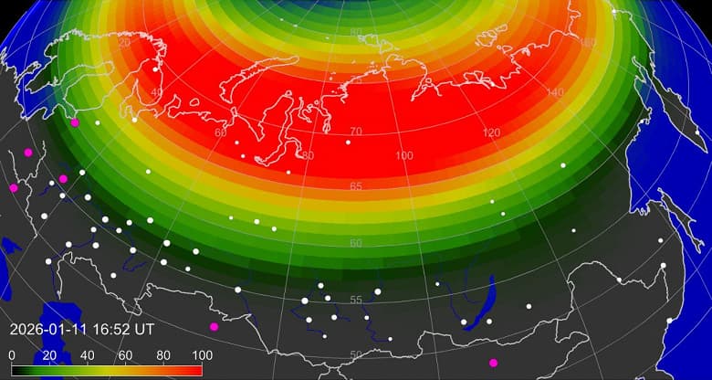 Землю накрыло гигантское облако плазмы, вызвав новую волну мощных полярных сияний Землю накрыло гигантское облако плазмы, вызвав новую волну мощных полярных сияний