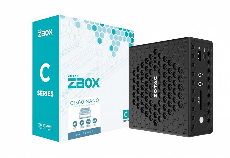 Zotac выпустила бесшумный мини-ПК Zbox CI360 nano объёмом менее 1 литра на базе Intel N150