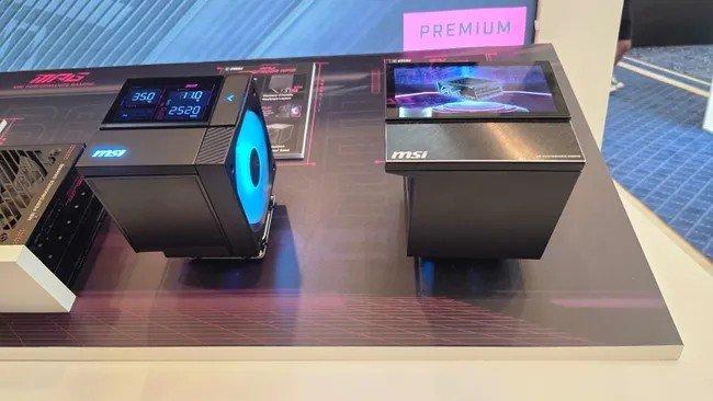 Процессорные кулеры MSI MPG CoreFrozr получили крупные экраны. У старшей модели он и вовсе 6-дюймовый