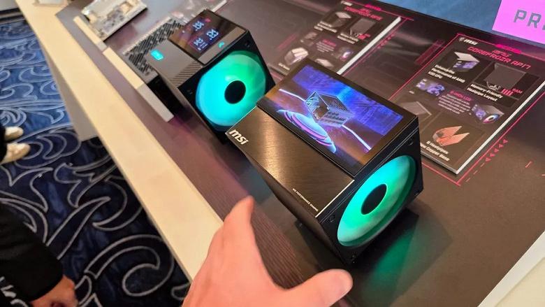 MSI оснастила кулеры MPG CoreFrozr огромными дисплеями, включая 6-дюймовую панель у флагмана