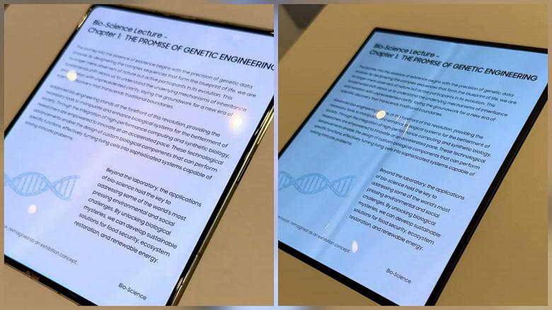 Samsung создала экран без складки для iPhone Fold и Wide Fold: первые кадры от инсайдера Samsung создала экран без складки для iPhone Fold и Wide Fold: первые кадры от инсайдера