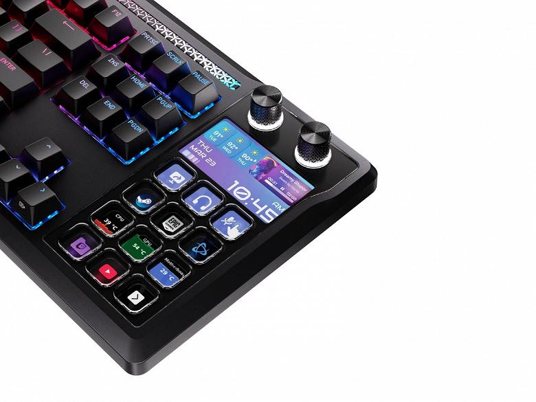 Клавиатура Corsair получила встроенную панель Stream Deck Клавиатура Corsair получила встроенную панель Stream Deck