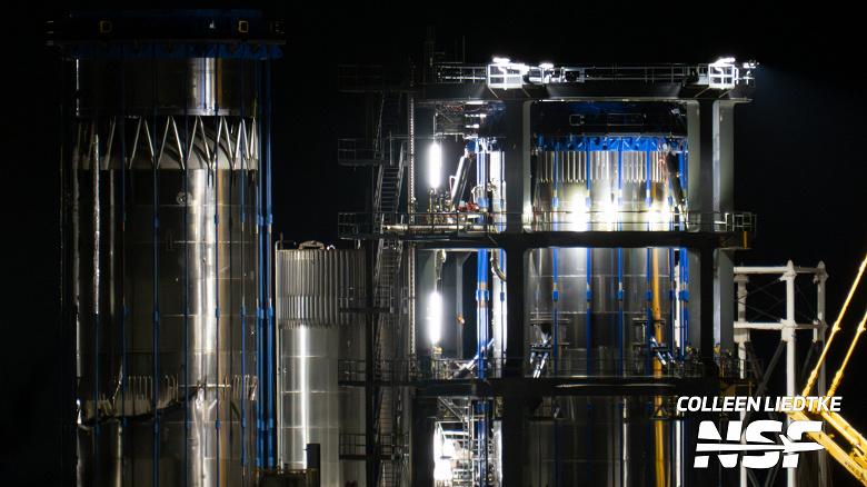 Испытания на Starbase: топливный бак прототипа ускорителя Super Heavy V3 разорвался во время тестов Испытания на Starbase: топливный бак прототипа ускорителя Super Heavy V3 разорвался во время тестов