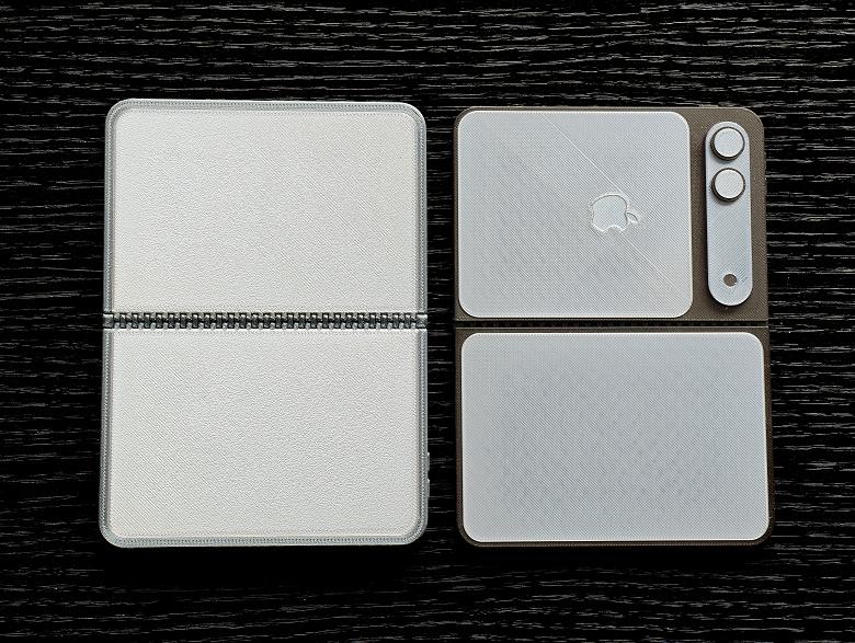 Живые фото макета гибкого смартфона Apple