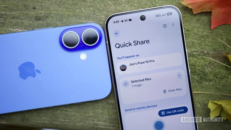 Pixel 9 научатся обмениваться данными с iPhone через AirDrop