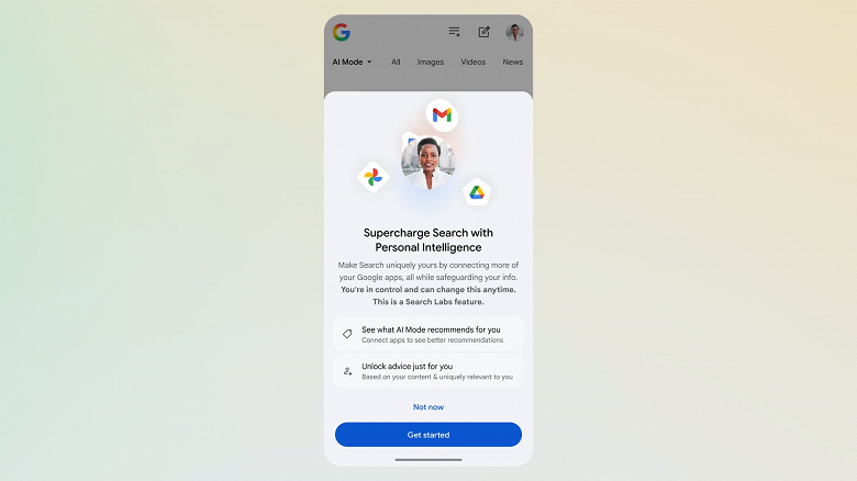 Интеллектуальный поиск Google теперь интегрирован с персональными данными пользователя