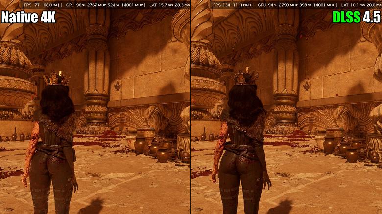 Магия DLSS 4.5: качество нативного 4K в режиме Performance при заметном снижении энергопотребления видеокарты