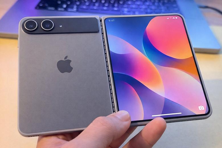 В сети появилось живое фото прототипа складного iPhone В сети появилось живое фото прототипа складного iPhone