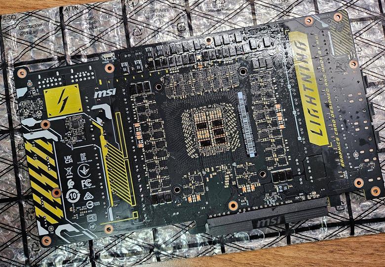Монстр на плате: в Сеть утекли фото и результаты экстремальной MSI GeForce RTX 5090 Lightning Z OCER
