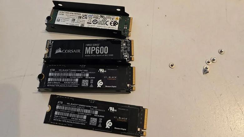 Геймер нашел в неисправной материнской плате за 50 долларов четыре SSD стоимостью 1500 долларов