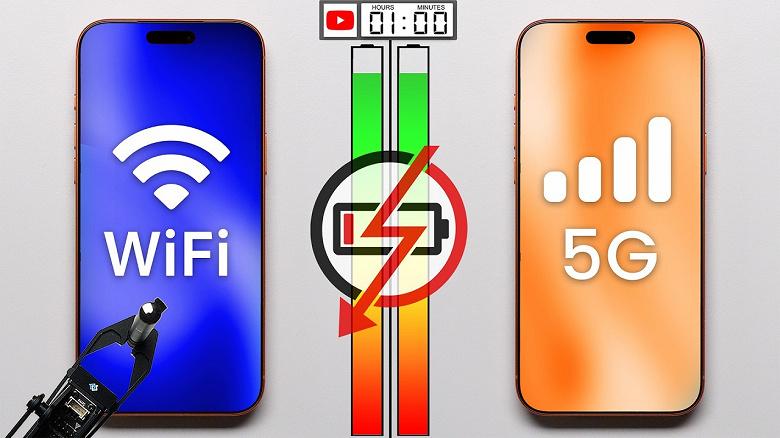 Насколько Wi-Fi экономнее 5G: сравнение автономности iPhone в разных сетях