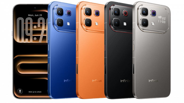 Infinix представила смартфоны Note 60 и Note 60 Pro с дополнительным дисплеем и настраиваемой кнопкой действия