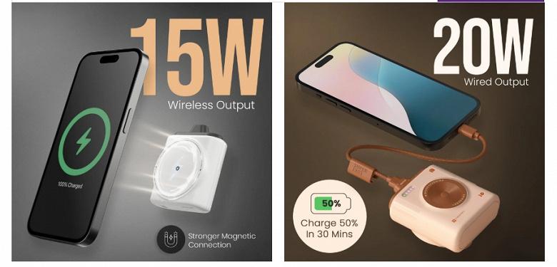 Внешний вид и особенности портативного аккумулятора Portronics Moji 10