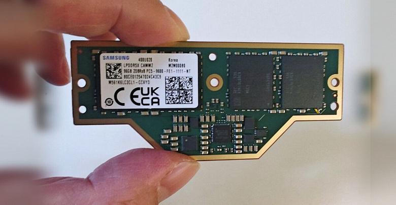 Lenovo представила сверхкомпактный модуль памяти LPCAMM2-9600 на 96 ГБ