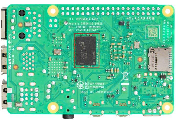 Технические особенности Raspberry Pi 4 v1.5 с двумя чипами ОЗУ