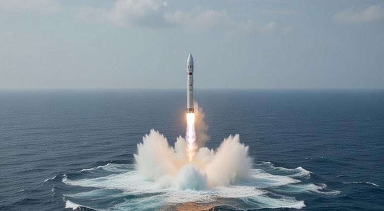 КНР впервые осуществила подъем первой ступени ракеты Long March 10 из морской акватории