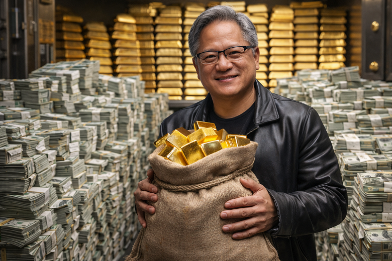 Бонус Дженсена Хуанга в $4 млн от Nvidia составил лишь 0,002% его чистого капитала Бонус Дженсена Хуанга в $4 млн от Nvidia составил лишь 0,002% его чистого капитала