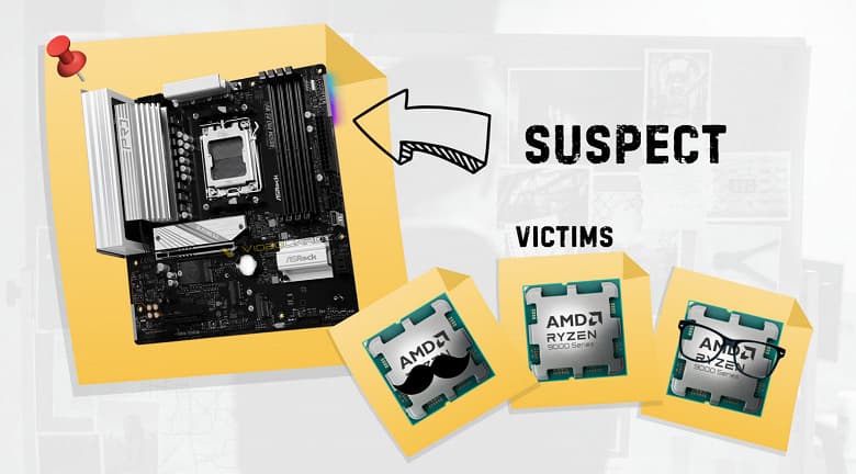 Серийный «убийца» процессоров: материнская плата ASRock вывела из строя уже три Ryzen 7 9800X3D подряд Серийный «убийца» процессоров: материнская плата ASRock вывела из строя уже три Ryzen 7 9800X3D подряд