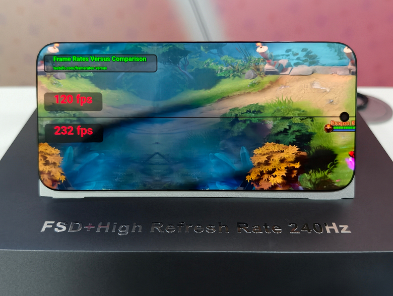 Представлен новый безрамочный 1,5К-экран с частотой 240 Гц: первым его может получить Oppo