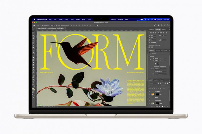 MacBook Air на M5: 512 ГБ памяти в базовой версии по прежней цене