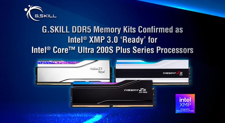 G.Skill продемонстрировала работу памяти DDR5-10000 в связке с новым процессором Intel Core Ultra 7 270K Plus