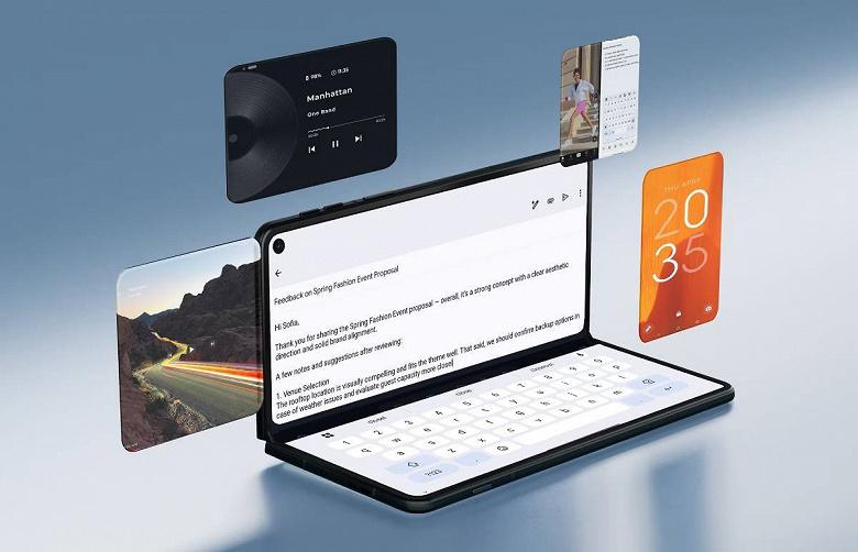 Задняя панель и блок камер Motorola Razr Fold